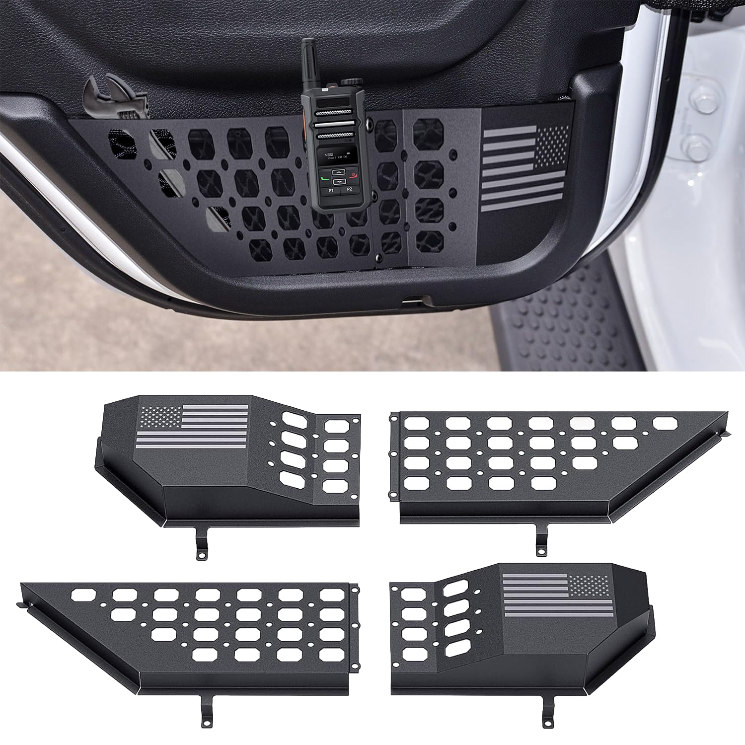 Amazon.co.jp: VICHTOP 金属製フロントドアポケット収納ボックス