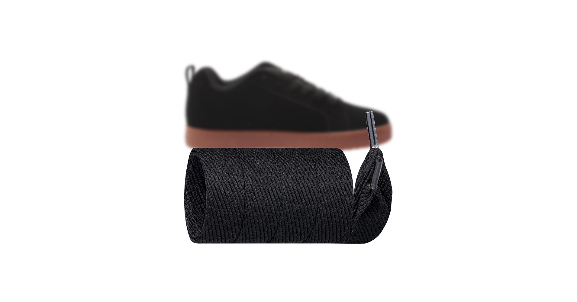 Amazon.com: Endoto Fat Shoe Laces for DC Sneakers, 20MM Thick Flat