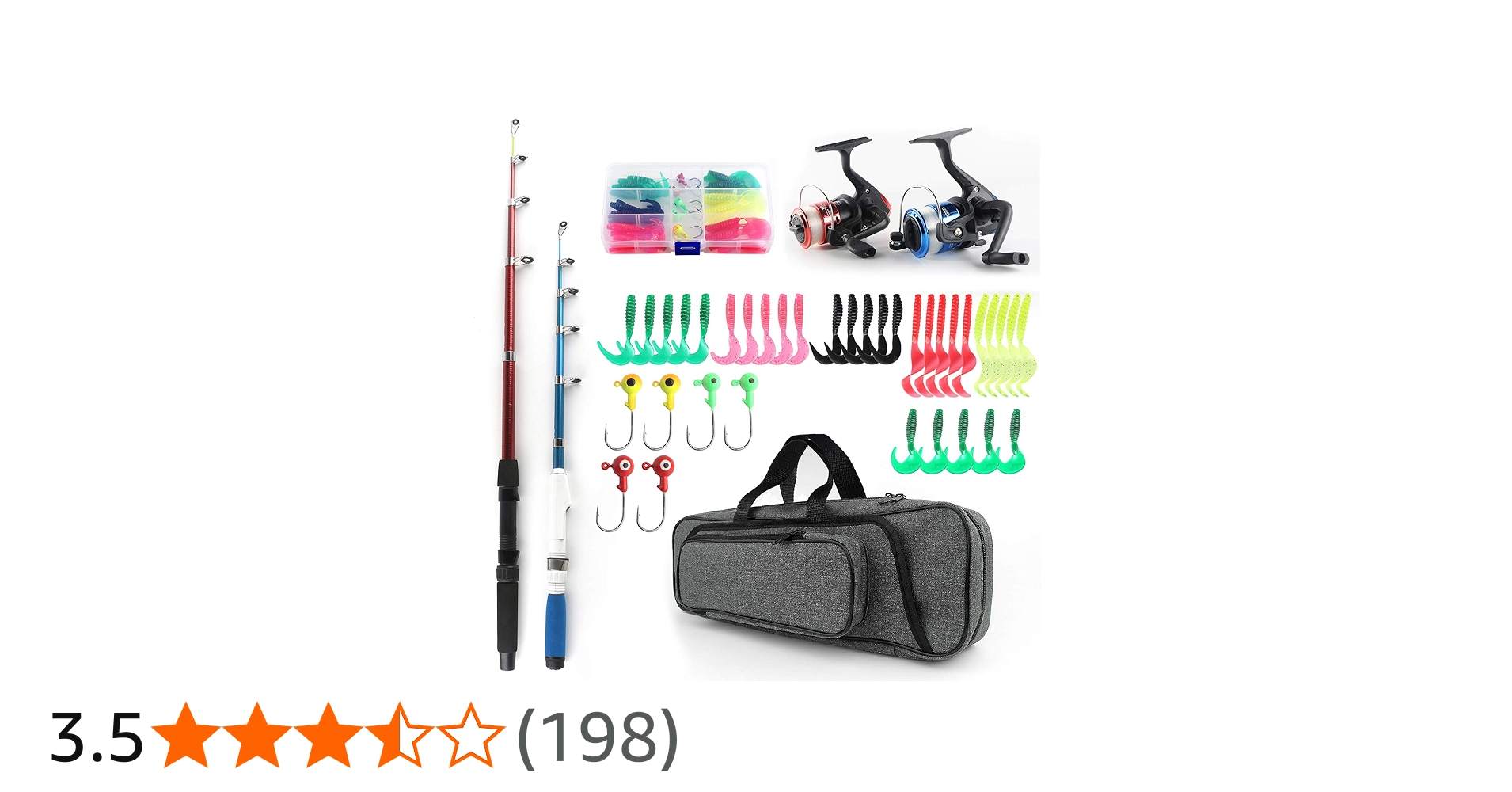 Amazon.co.jp: 釣りセット 初心者 2本の釣り竿セット フィッシング 海