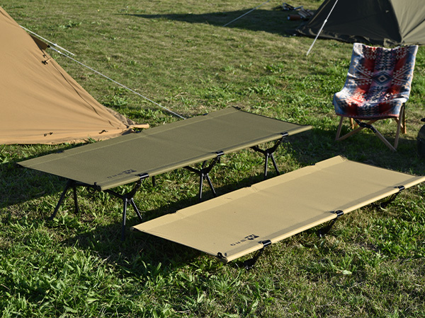 Amazon | WAQ 2WAY キャンプ コット 静音 軽量 折りたたみベッド 耐