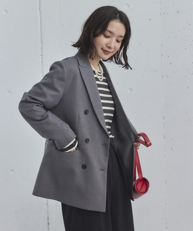 ダブルテーラードジャケット'(38 PATTERN1): アウター｜PMbox P&M