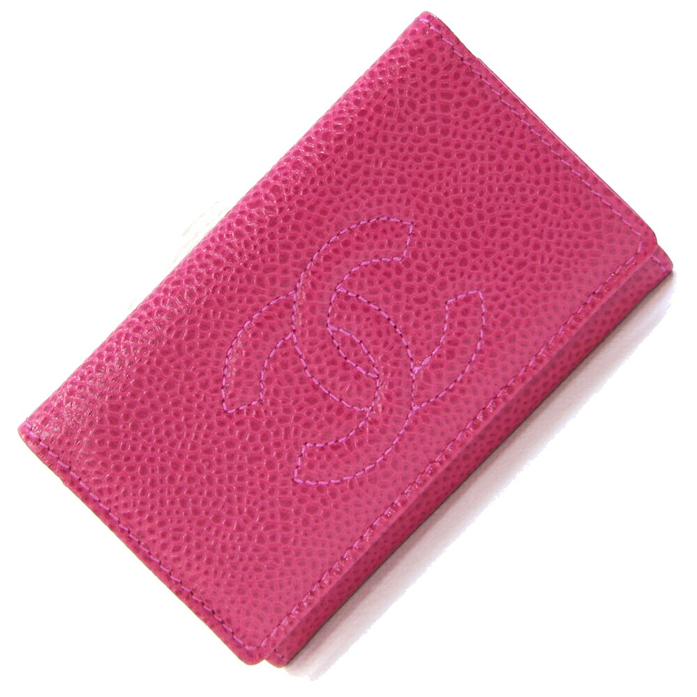 楽天市場】シャネル CHANEL マトラッセ 4連 キーケース 黒 ラムスキン