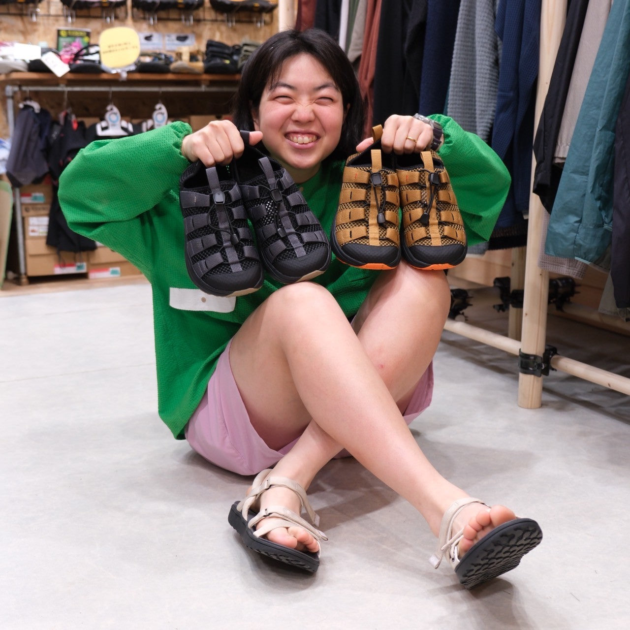 rig × narifuri moja-NF（足の疲れを吸い上げるサンダル）【rig