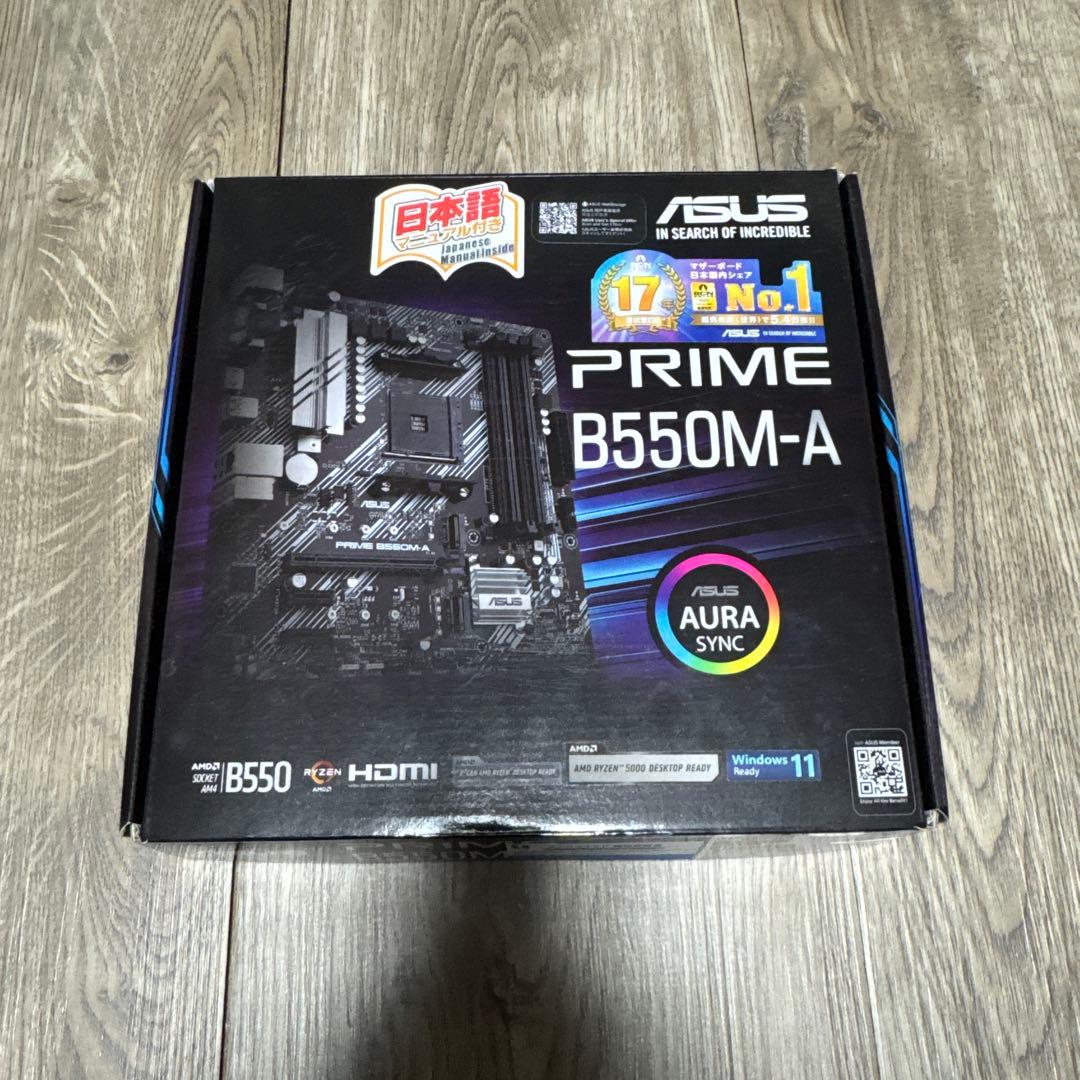ASUS B550M-A AM4 マザーボード マザーボード(Socket AM4) PRIME B550M-A WIFI II ［MicroATX］｜の