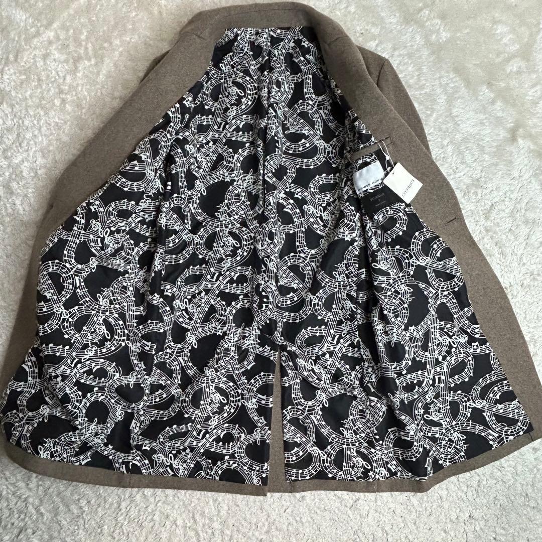 NUMBER(N)INE STUDIOUS別注チェスターコート裏地総柄カシミヤ2 - メルカリ