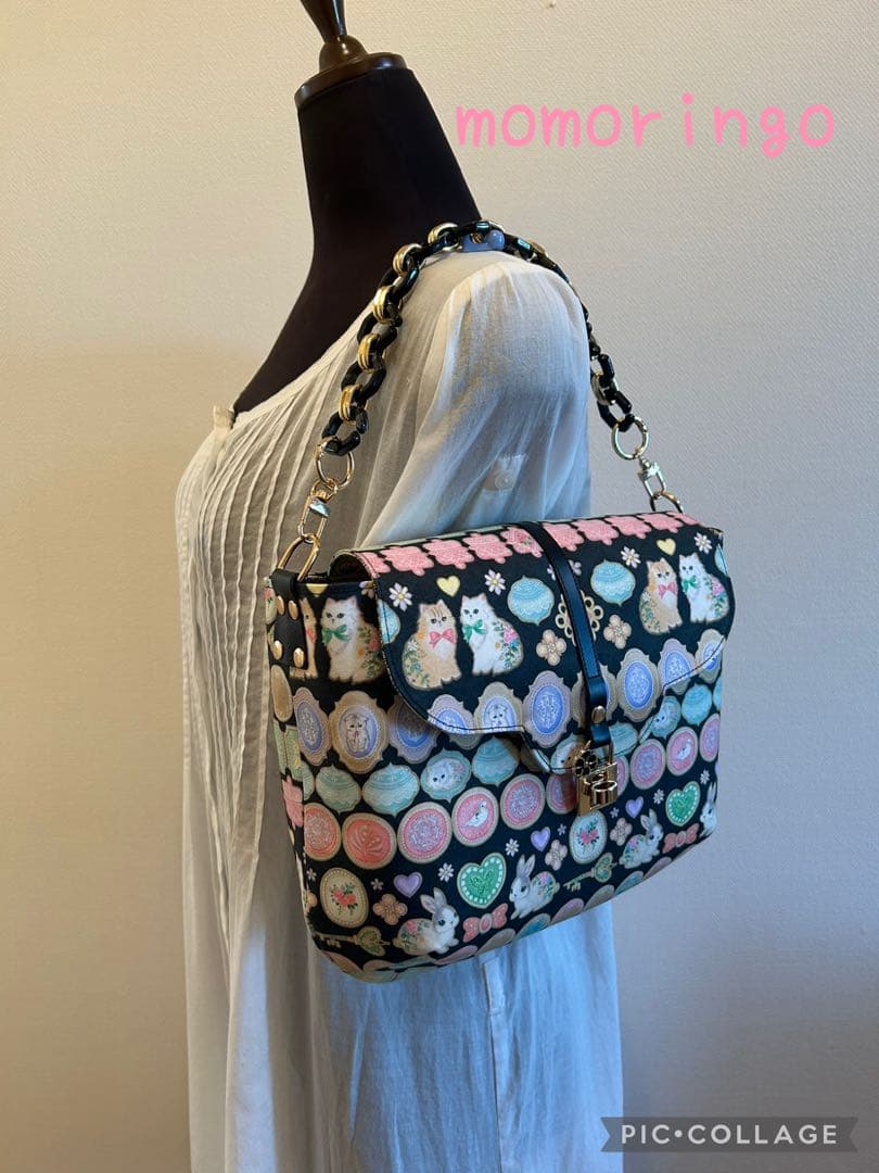 ゴン助様♡22ファブリック 丸底ハンドバッグ ショルダー2way ゴン助様♡22ファブリック 丸底ハンドバッグ ショルダー2way ゴン助様