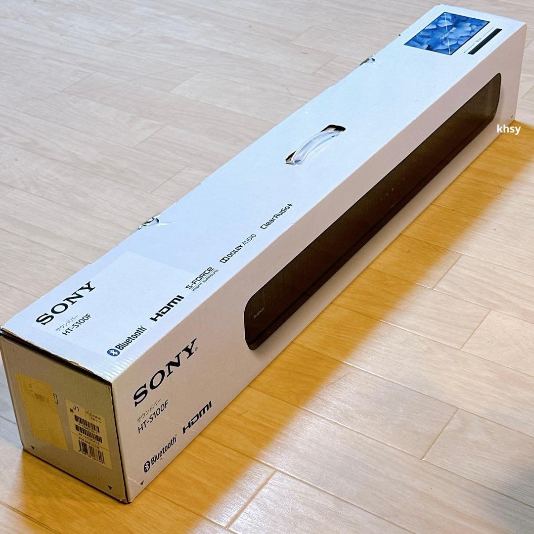 【新品】SONY HT-S100F サウンドバー HT-S100F | サウンドバー／ホームシアターシステム | ソニー