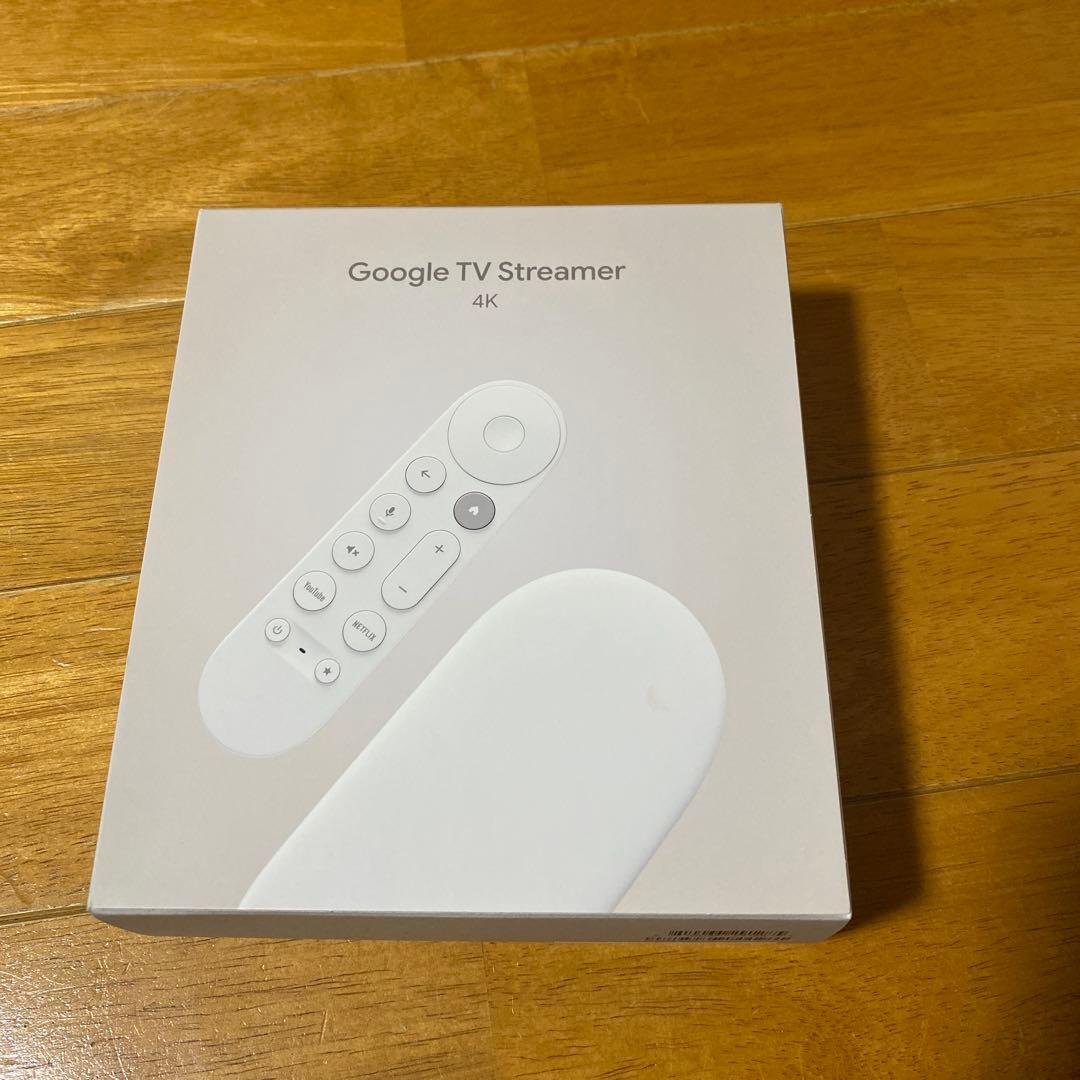 Google TV streamer（4K）音声リモコン付き Amazon | グーグル純正品 グーグルTV Streamer 音声リモコン 正規品