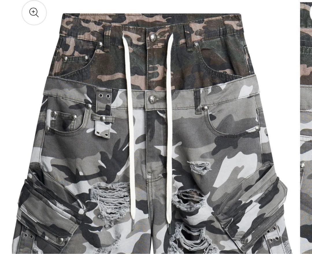 cozy worldwide WAXED CAMO JORTS 迷彩 ショーツ - メルカリ