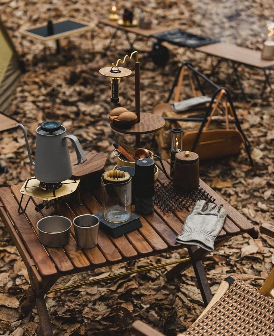 ZUODUI 綺懐（キカイ）ウォールナットテーブル&SOTO310用ミニテーブル ZUODUI 綺懐（キカイ）ウォールナットテーブル&SOTO310用ミニテーブル