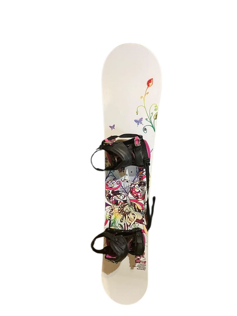 YELLOW BUS BUTTERFLY 137cm スノーボード 板　保証付き YELLOW BUS Butterfly 147cm スノーボード 3点セット - メルカリ
