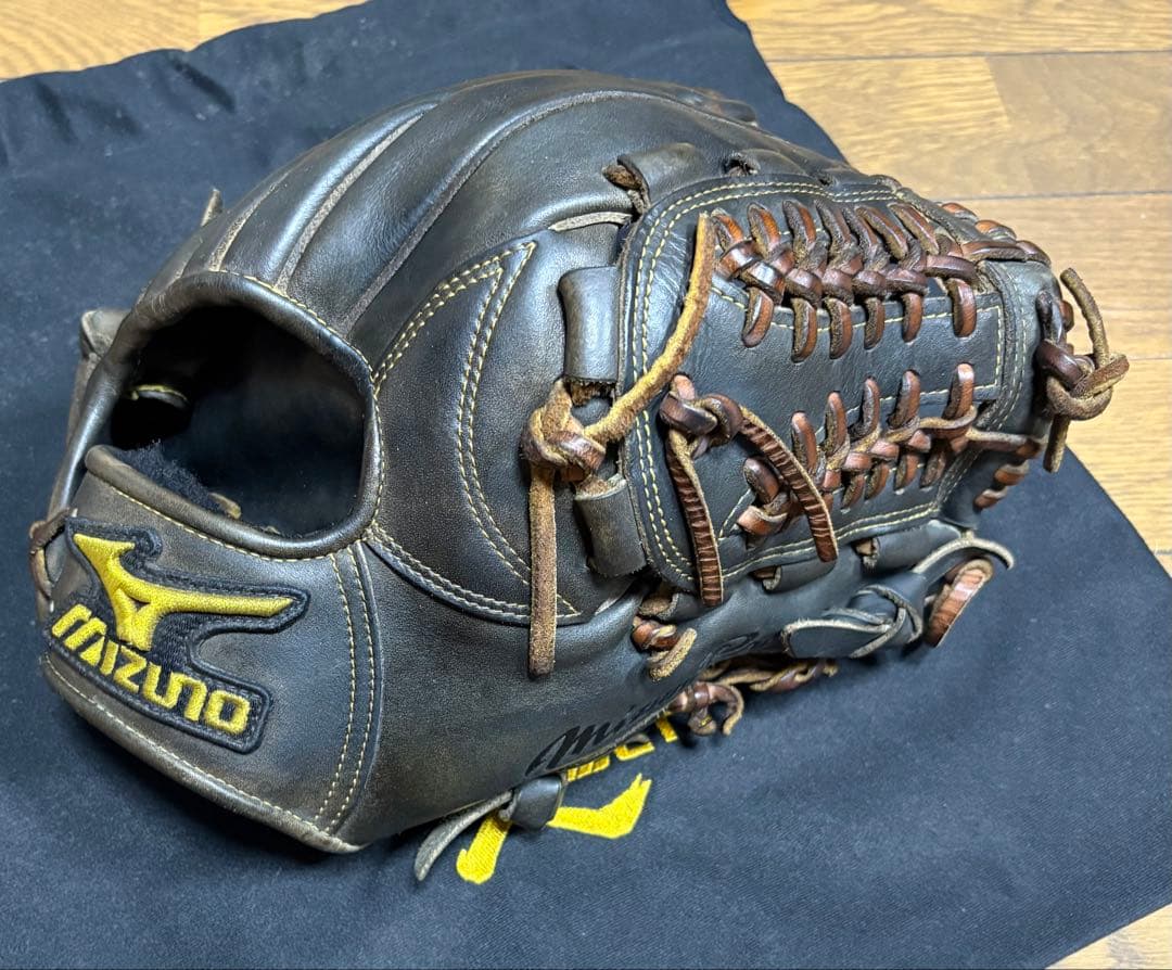 Mizuno Pro硬式グローブ 黒 Mizuno Pro ミズノプロ 硬式グローブ 内野用 坂本型 サイズ9 ブラック