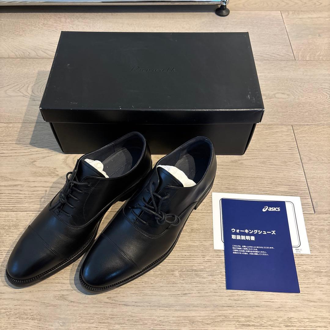 ASICS ランウォーク　ストレートチップ　24cm ほぼ新品 ASICS Runwalk ランウォーク ストレートチップ 黒 27cm 4E｜Yahoo