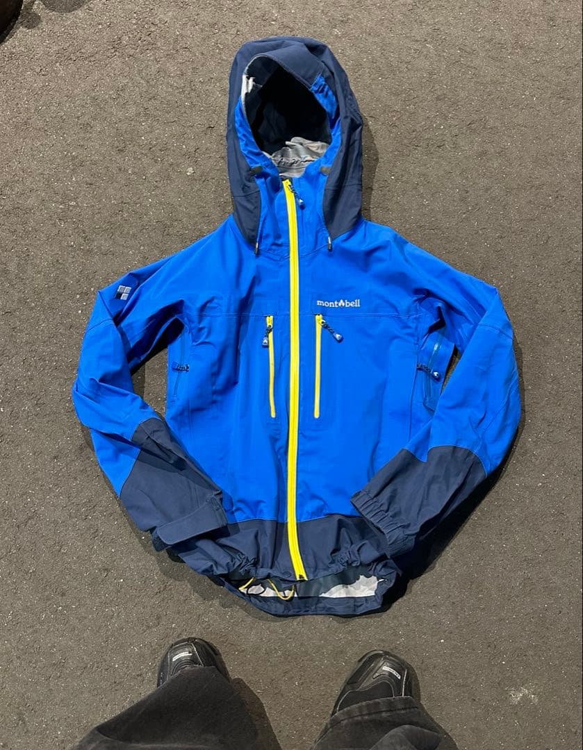 montbell tech shell jacket y2k ドローコード 短丈 00s mont-bell shell jacket 短丈 ドローコード テック - メルカリ