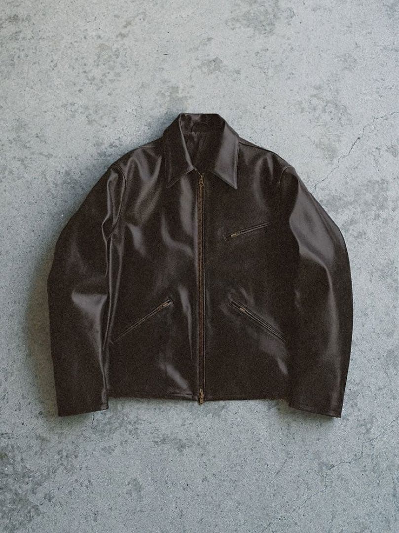 LIDMN VINTAGE WASHED LEATHER ZIP Sサイズ VINTAGE WASHED LEATHER ZIP / 商品詳細ページ / LIDNM / Llife ONLINE