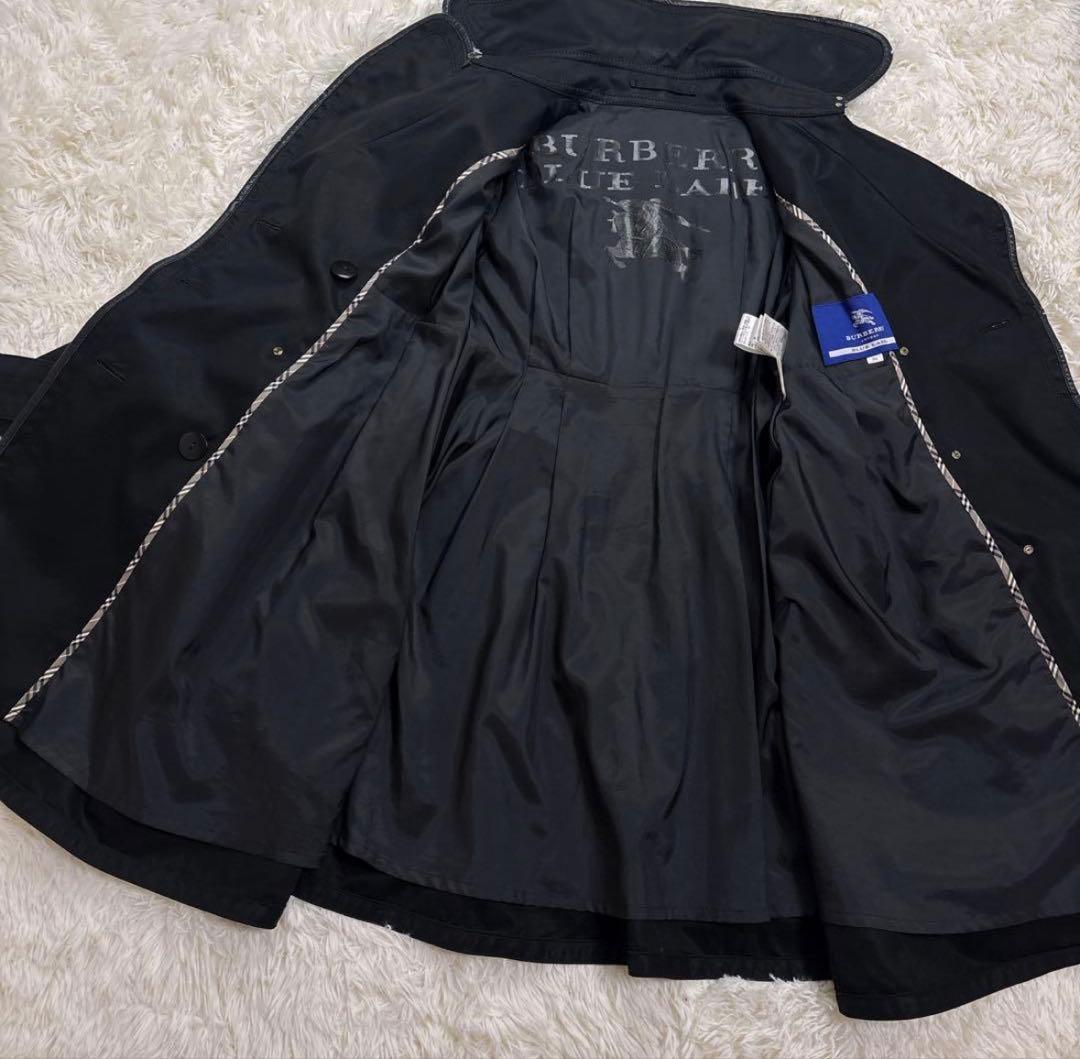 お値下げしました】希少 バーバリー ブルーレーベル トレンチコート 黒