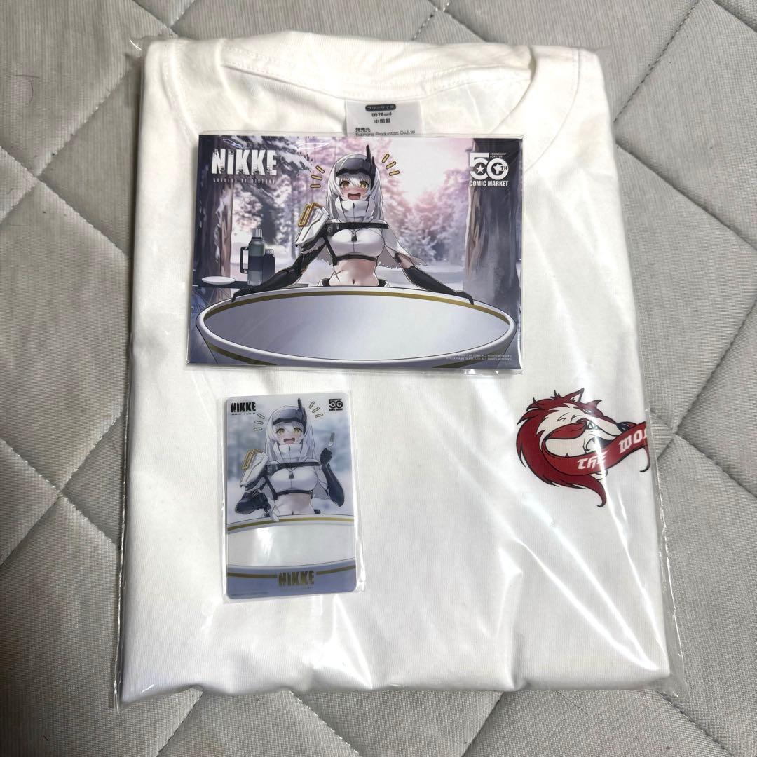 C107 NIKKE ラビ　レッドフード　コミケ　Tシャツ NIKKE Tシャツ ラピ：レッドフード S/M/L/XL | あるじゃんマーケット