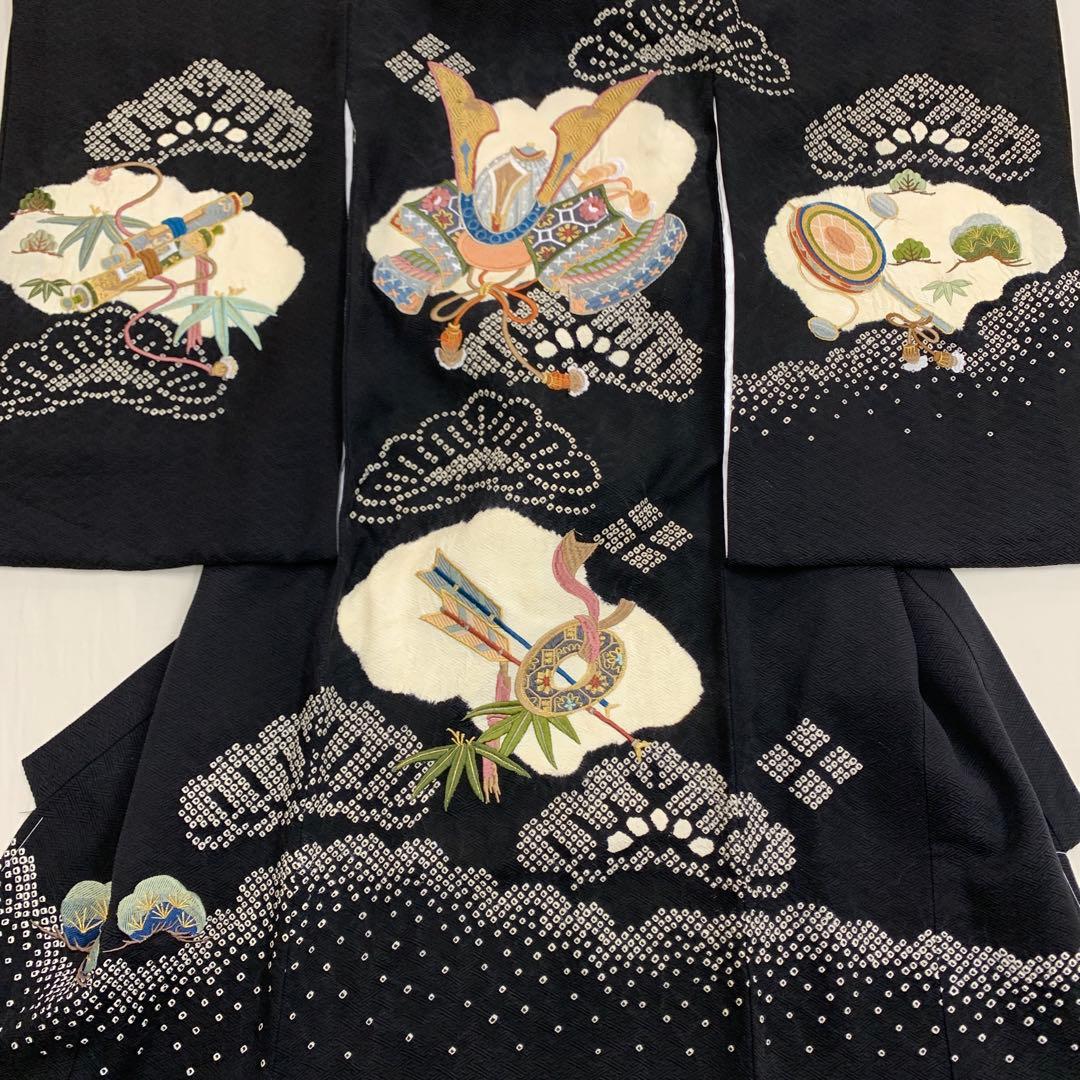 新品（純古典仕様）お宮参り 産着 男祝着のきもの本絞りに豪華刺繍入り大将兜特撰品 000000028096-01.jpg?size=org&t