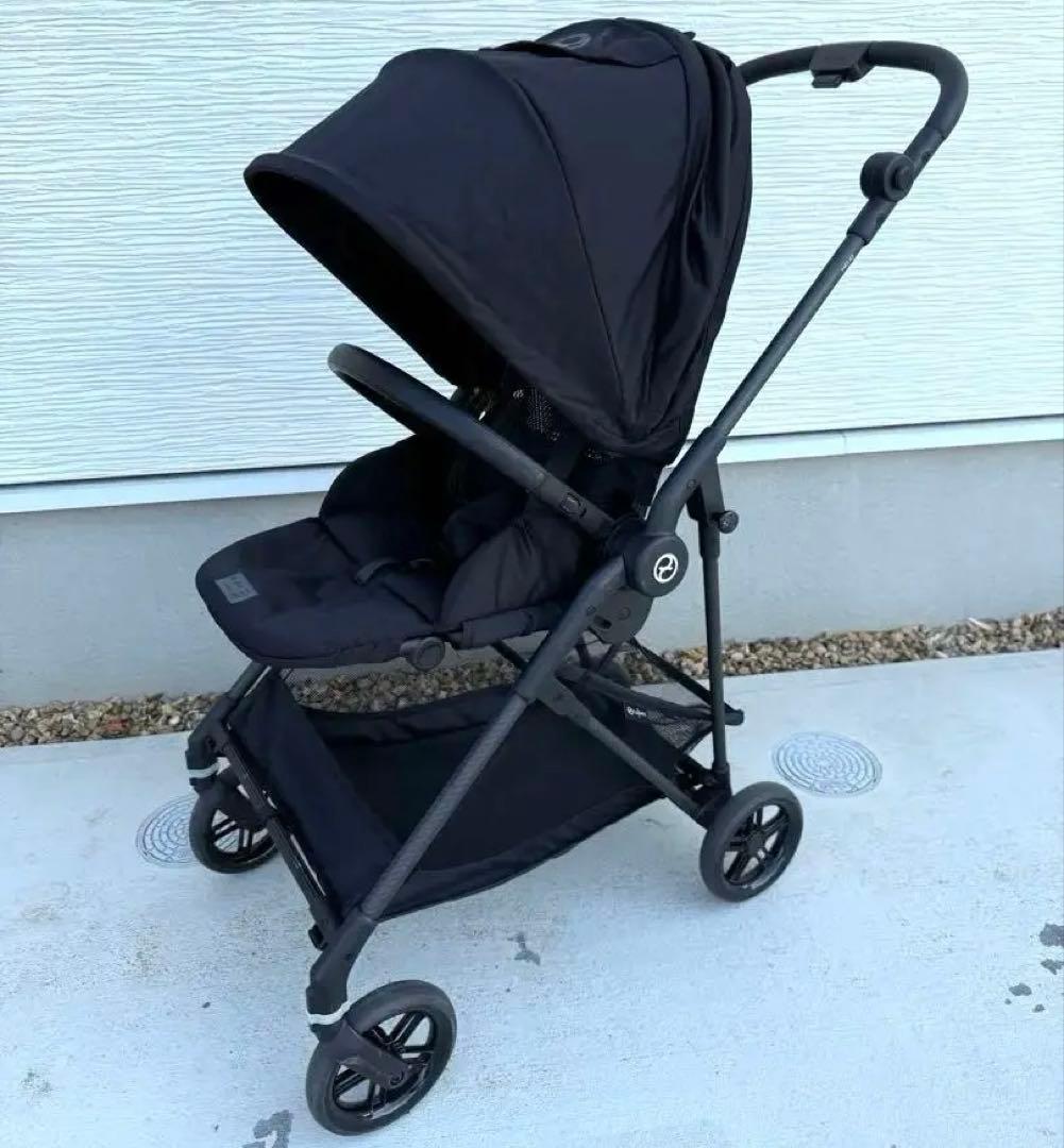 値下げ！【送料込】cybex MELIO メリオカーボン2023 ベビーカー サイベックス（CYBEX） メリオ カーボン 2023 最新 MELIO CARBON