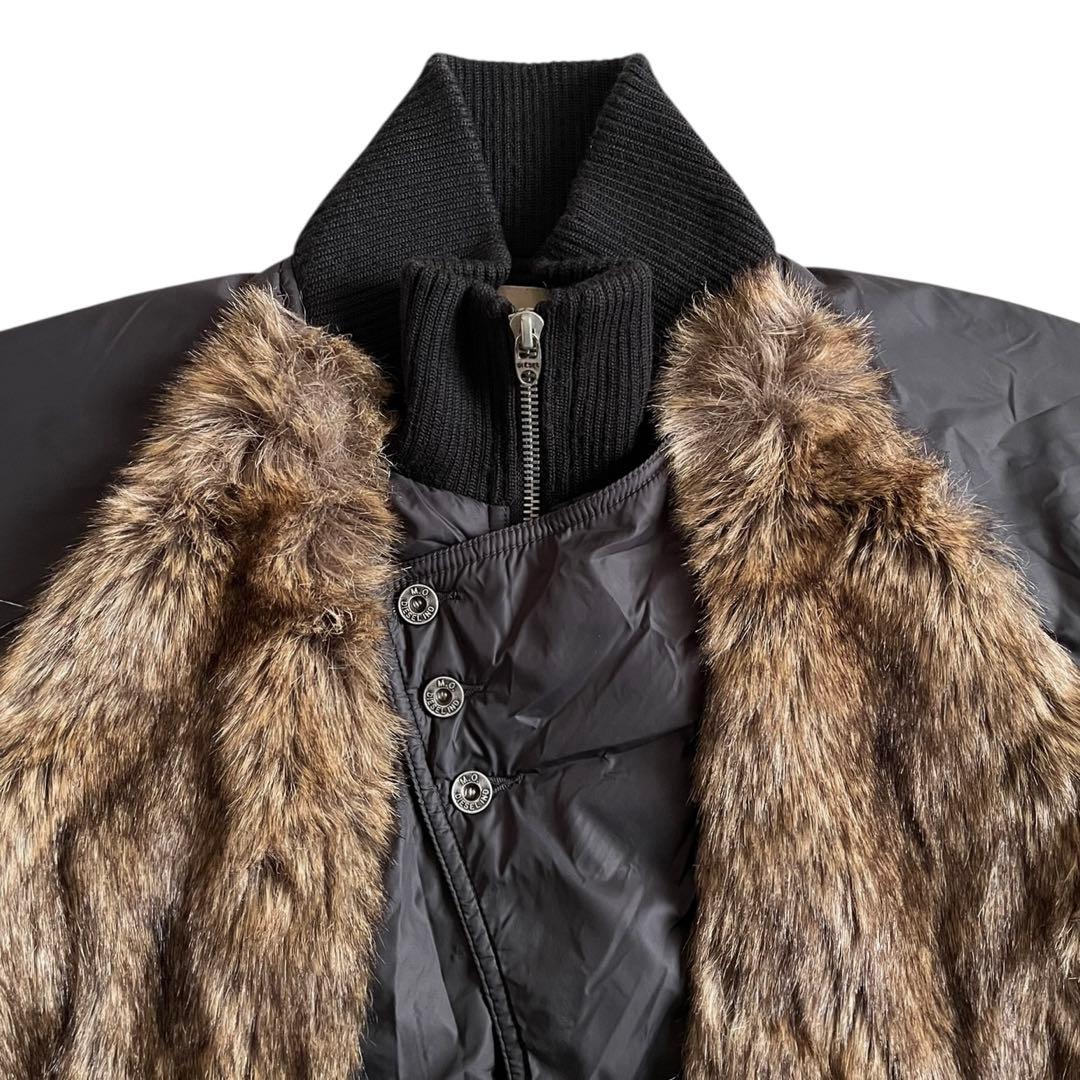 00s DIESEL Fur Docking Blouson Jacket