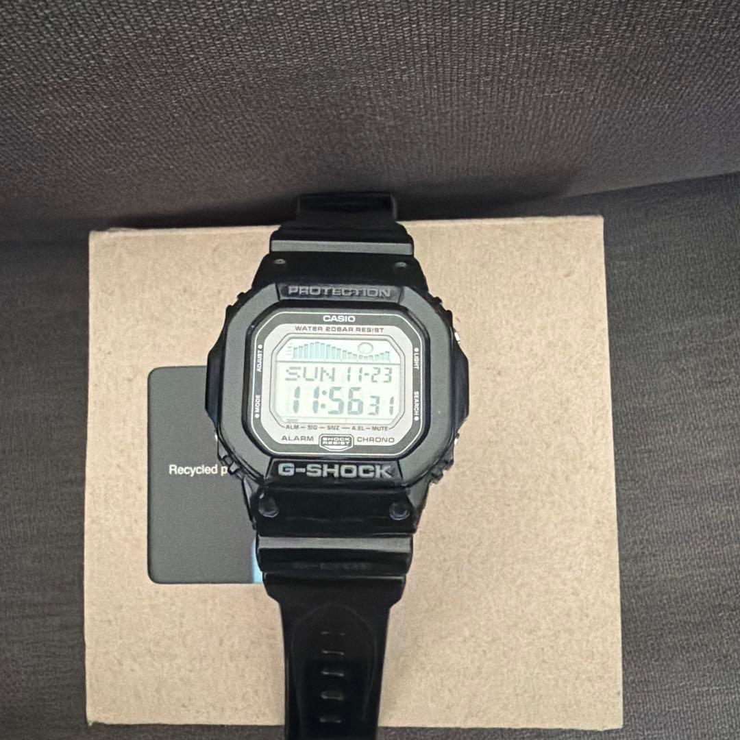 G-SHOCK G-LIDE GLX-5600-1JF（ブラック） CASIO G-SHOCK GLX-5600-1JF G-LIDE Tide & Moon Data World Time