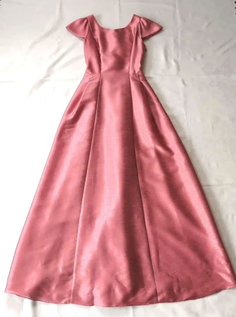 新品 Genet Vivien ジュネビビアン サテン ロングドレス ジュネビビアン Genet Vivien ロングドレス （グリーン