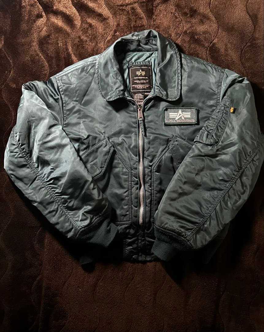 90s後半ALPHA INDUSTRIES MA-1 フライトジャケット フライトジャケット 中綿 ジャケット MA-1 JAPAN SPEC (ALPHA