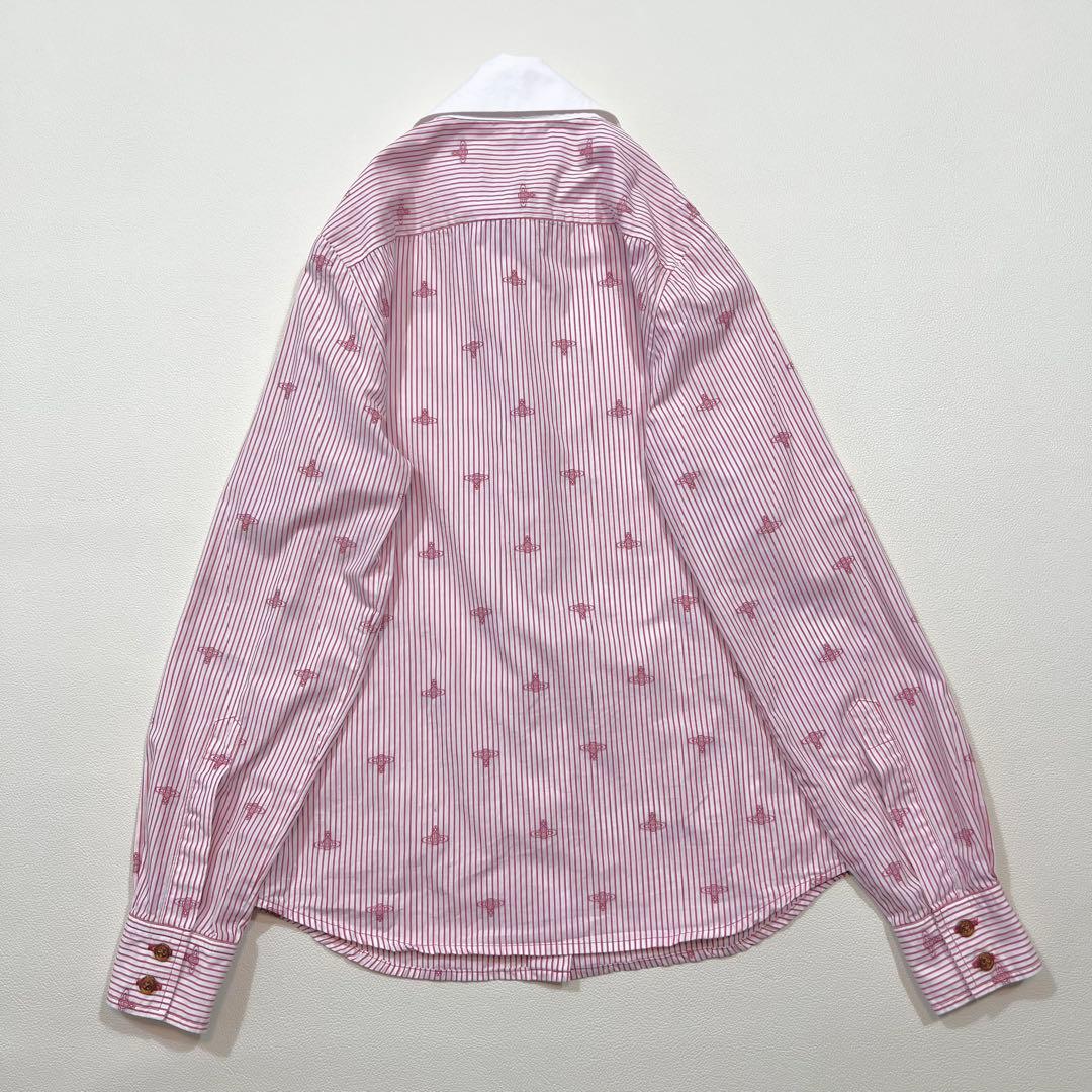 希少デザイン ヴィヴィアンウエストウッド オーブ刺繍 ストライプ