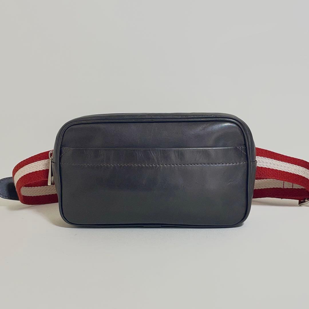 2601-181｜美品｜バリー ボディバッグ レザー ダークブラウン Bally - バリー／BALLY バッグ ショルダーバッグ 鞄 メンズ 男性 男性