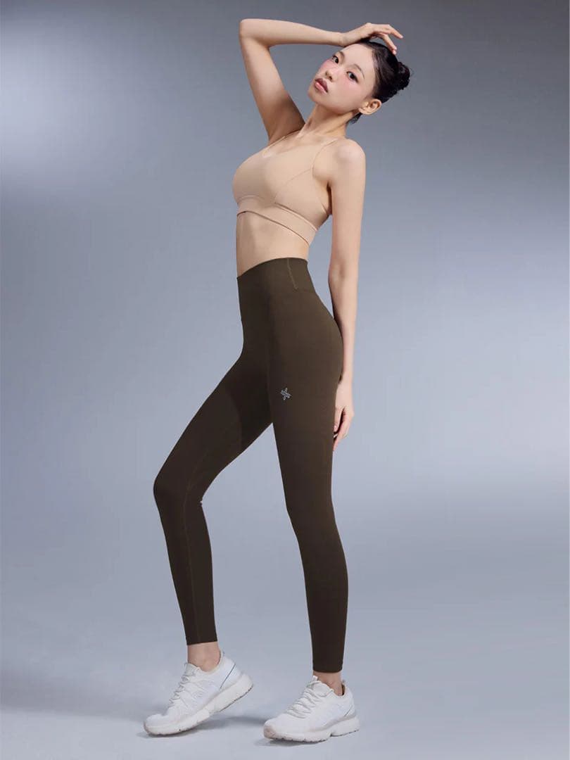 新品 ゼクシィミックス XP9156T レギンス ブラウン S ヨガパンツ