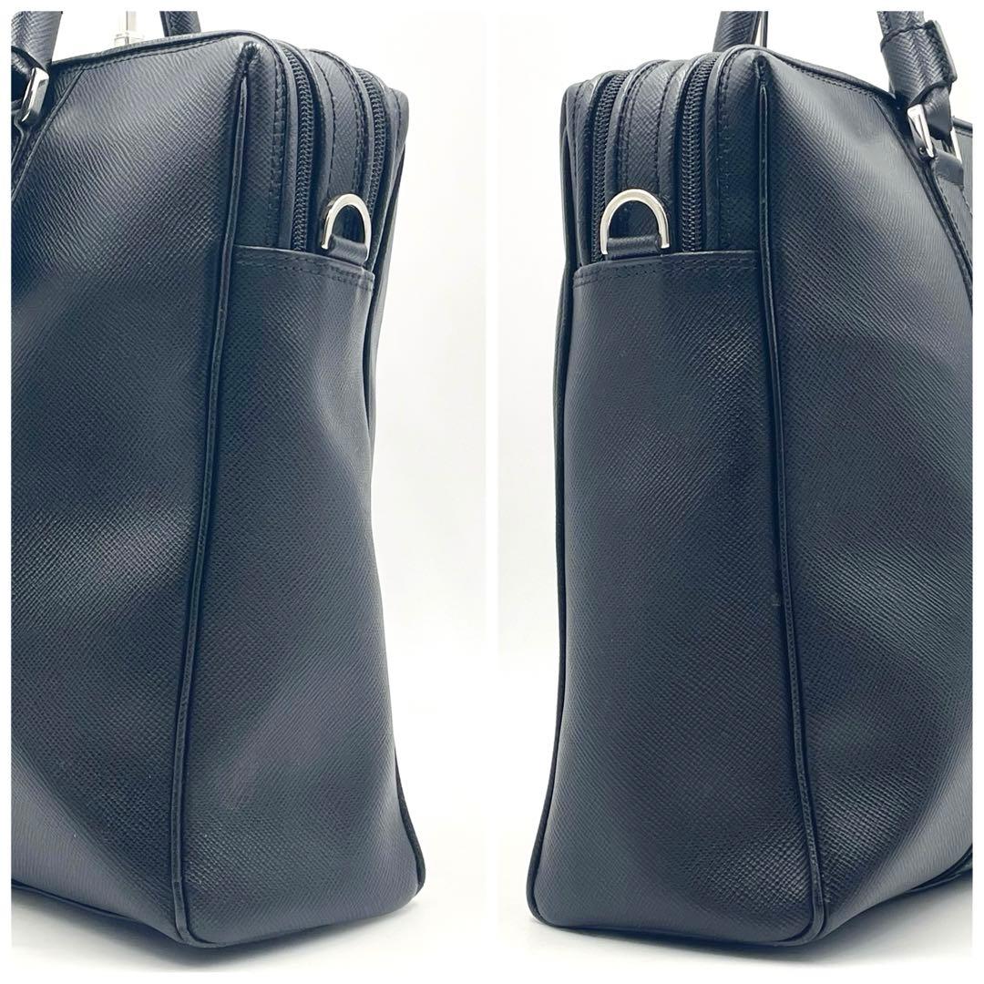 極美品】セラピアン サフィアーノレザーブリーフケース ビジネスバック