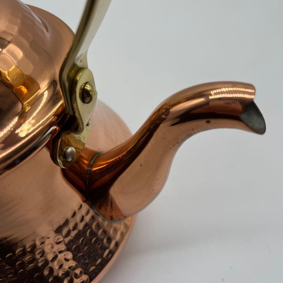 島本製作所 未使用 銅製 コッパーケトル 1.8L 銅製やかん　ヤカン