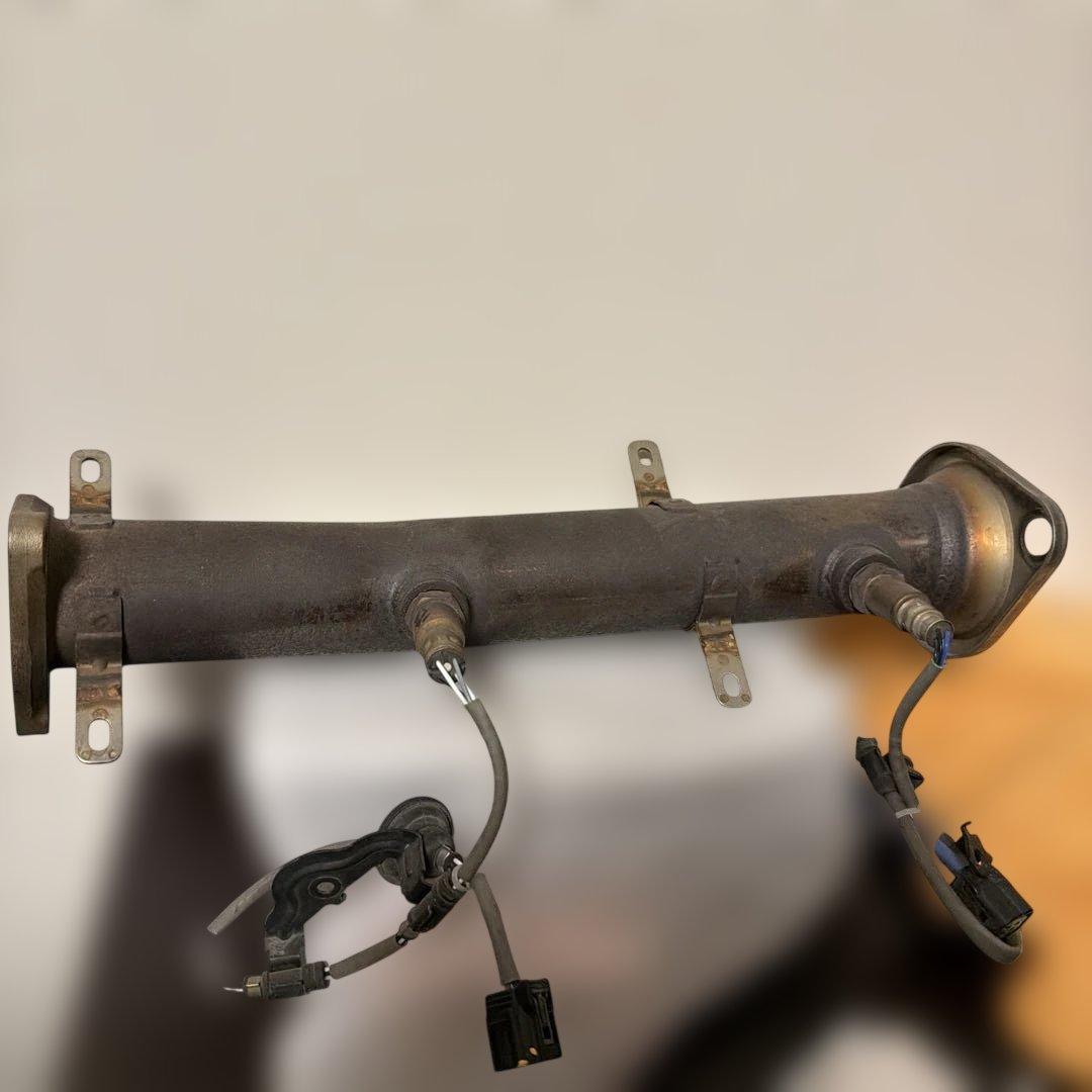 O2センサー付き　シビックTYPE R FD2 触媒レス　ストレートパイプ ホンダ シビック タイプR FD2 触媒ストレートパイプ オイル エレメント