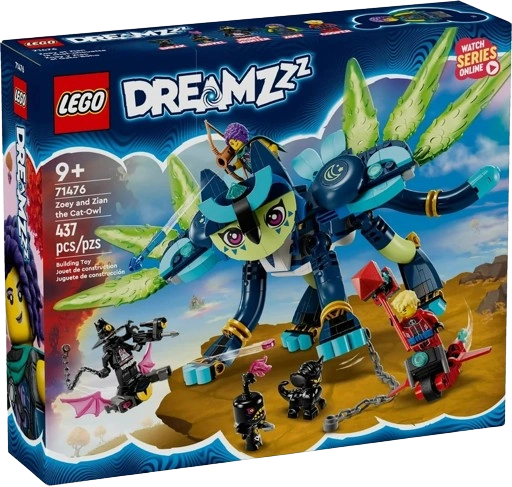 71476 Zoey and Zian the Cat-Owl | Lego dreamzzz Wiki | Fandom