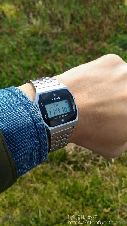 チプカシ（チープカシオ）に天然ダイヤ。CASIO A159WAD-1JF｜腕時計に乾杯